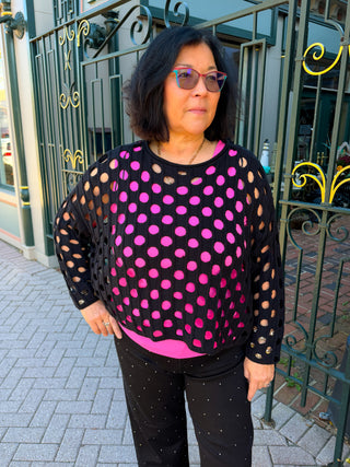 Lulu B Bright Hot Pink Tank