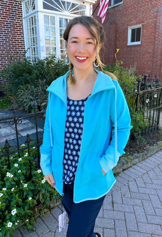 Beachtime by Lulu B Navy Daisy Basic Tank