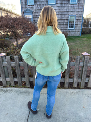 Sage Collared Sweater