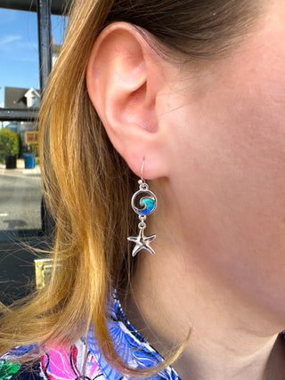 Starfish Wave Earrings