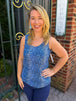 Blue Sparkle Leopard