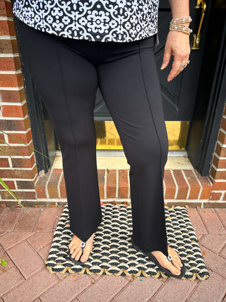 Lulu B Black Wide Leg Leggings