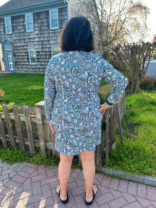 Lulu B Black Gingham Shells Zip Jacket