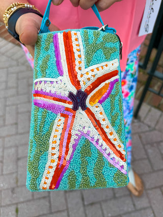 Pink Starfish Club Bag