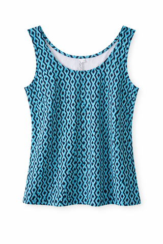 Lulu B Navy Rope Basic Tank