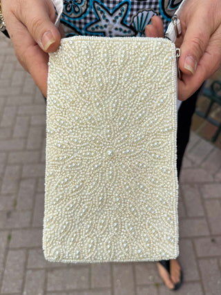 Pearl Flower Club Bag