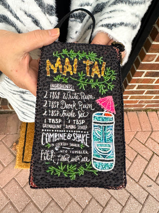 Mai Tai Beaded Club Bag