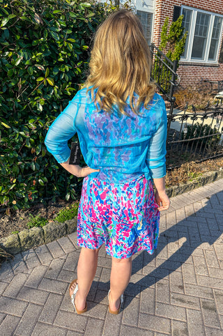 Tango Coastal Confetti A-line Dress with Pockets