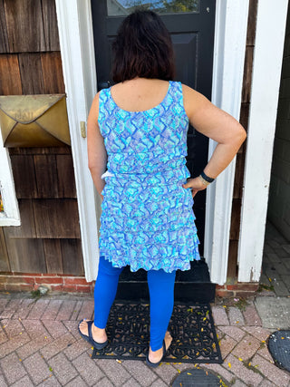 Lulu B Blue Snake Cha Cha Dress Lulu B Blue Snake Cha Cha Dress