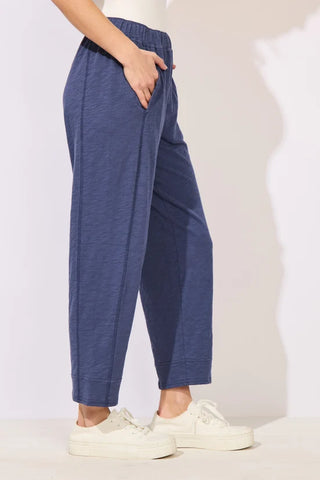 Escape by Habitat Navy Cotton Seamed 27" Inseam Pant