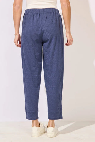 Escape by Habitat Navy Cotton Seamed 27" Inseam Pant