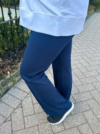 Lulu B Navy Wide Leg Leggings