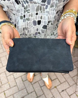 RILEY BAG SUEDE BLACK