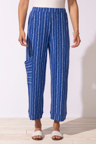 Escape by Habitat Resort Driftwood Stripe J Pocket Flood Pant