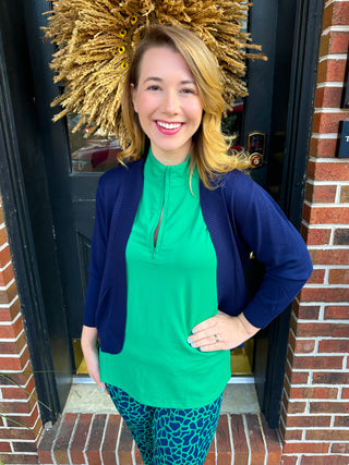 Lulu B Navy Cardigan Sweater