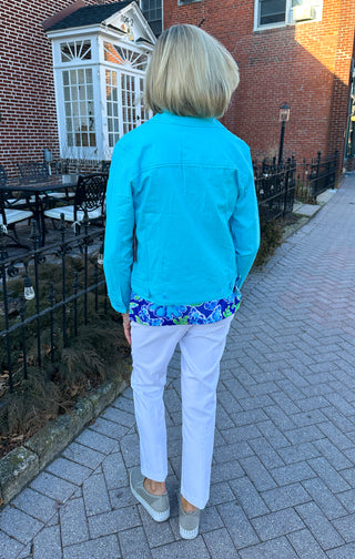 Bangladine by Lulu B White Pull-On Ankle Pant