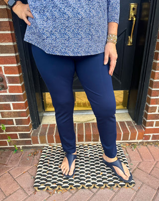 Lulu B Navy Classic Leggings