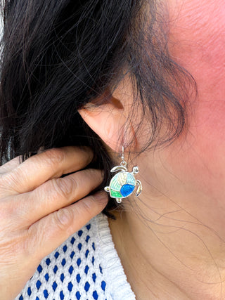 Multicolor Crab Earrings