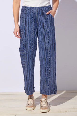 Escape by Habitat Denim Woodblock J Pocket Cotton Flood Pant