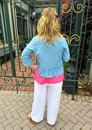 Escape by Habitat Sunkissed Double Gauze White Magic Pant