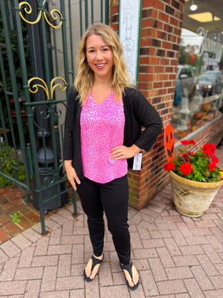 Lulu B Black Lightweight Cardigan