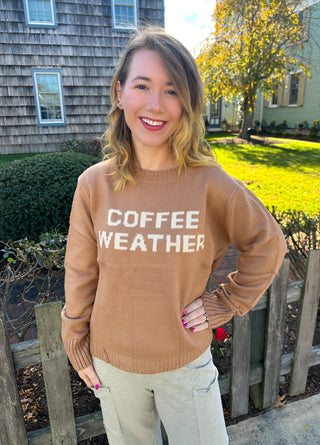 Coffee Weather Knit Sweater