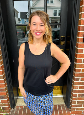 Lulu B Black Tank