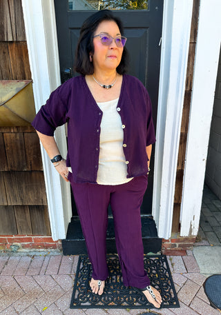 Oh My Gauze Ronie Top Amethyst