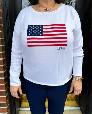 Patriotic Lewes Pullover Sweater