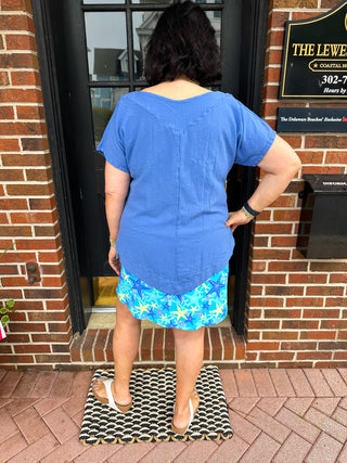 Lulu B Sea Star Zip Skort