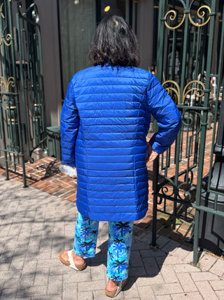 Lulu B Down Puffer Jacket Sapphire