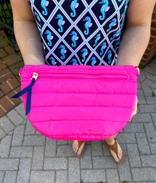 Jolie Puffer Belt Bag Hot Pink