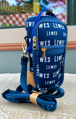 Water Bottle Carrier - Navy Lewes