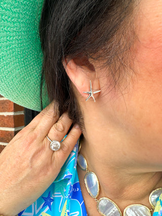 Starfish Post Earrings