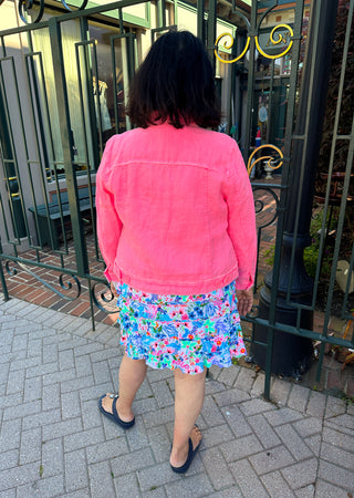 Lulu B Tropical Dragonfly Cha Cha Dress