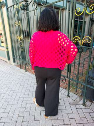 Olivia by Habitat Black Featherlux Knit Trek Pant