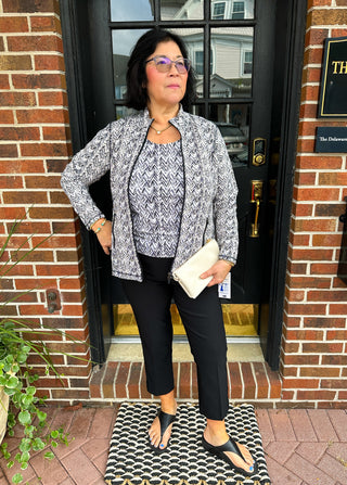 Bangladine by Lulu B Black Contemporary Capris