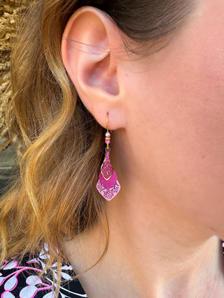 Adajio Pink Ombré Earrings