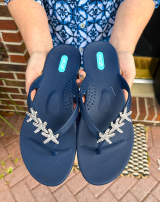 OkaB Ryann Sapphire Starfish Sandals