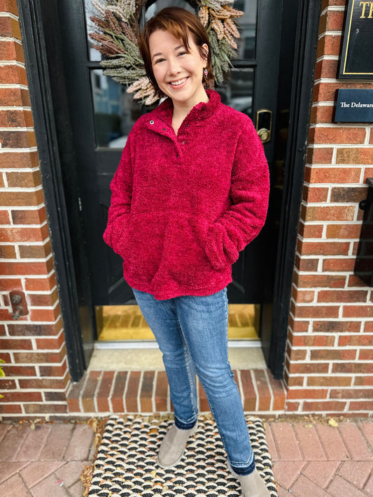 Simply southern 2025 youth sherpa pullover