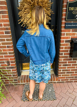 Tango Mango Dark Jean Linen Jacket