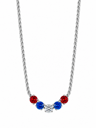 Sorrelli Stars and Stripes Shannon Tennis Necklace