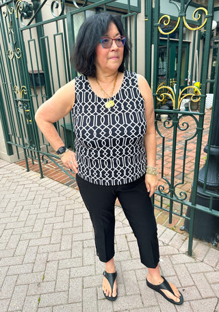 Lulu B Midnight Lattice Basic Tank