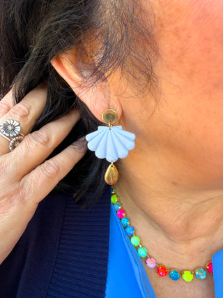 Periwinkle Shell Earrings