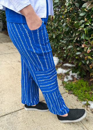 Escape by Habitat Resort Driftwood Stripe J Pocket Flood Pant