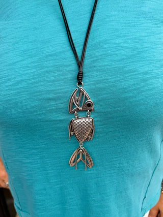 Silver Fish Necklace