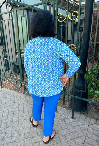 Lulu B Turtle Lattice Zip Jacket