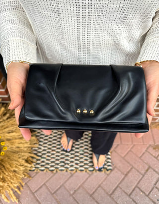 Aurora Black Clutch