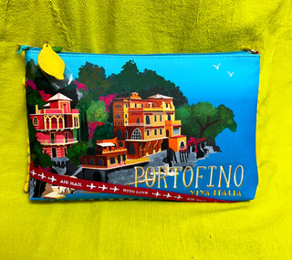 Vendula London Viva Italia Postcard Pouch Bag