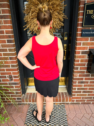 Lulu B Crimson Tank Top